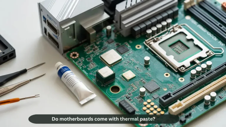 Do motherboards come with thermal paste