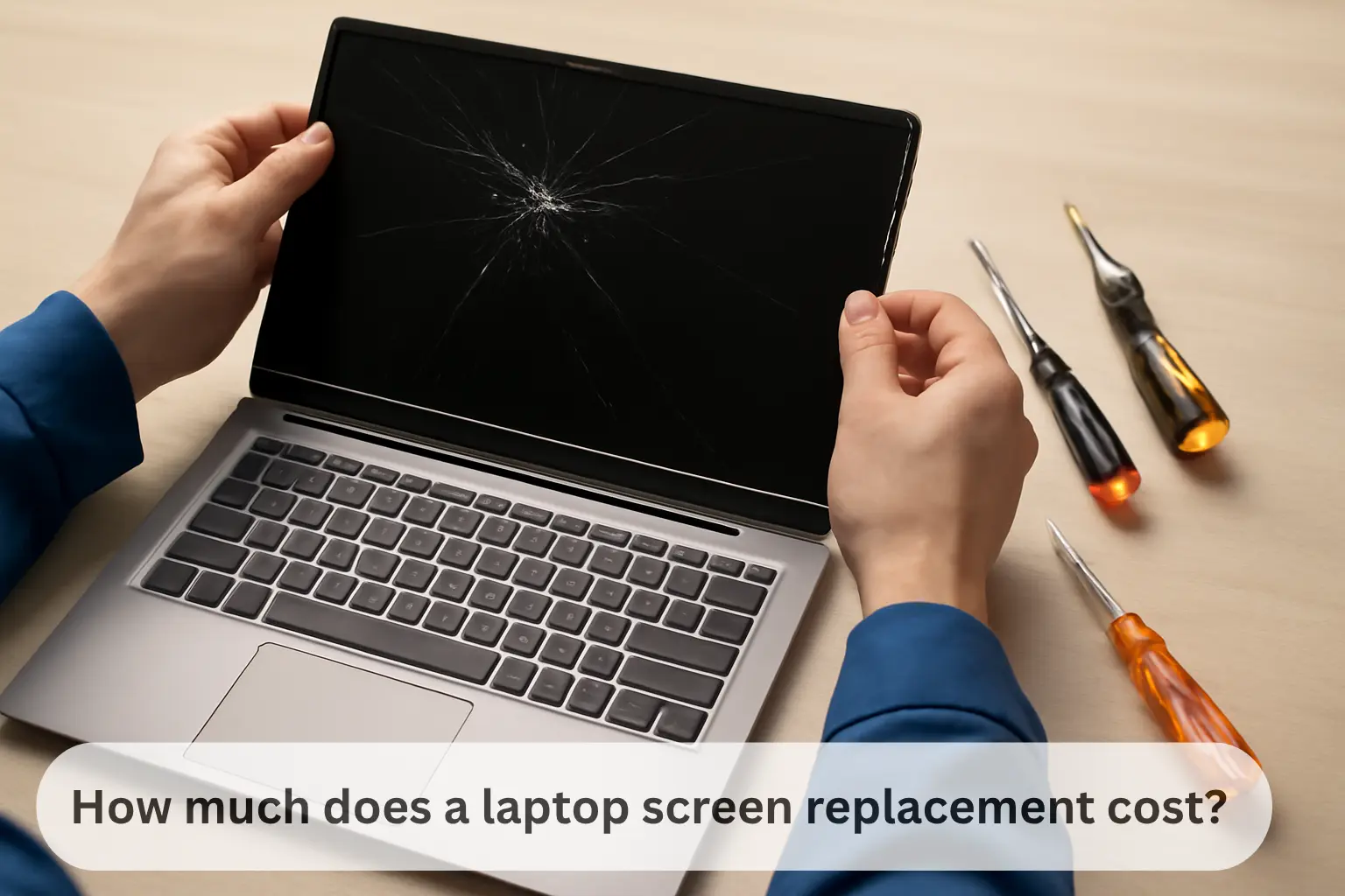 How much does a laptop screen replacement cost?