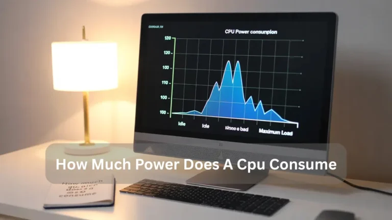 Graph showing CPU power consumption from idle to maximum load, answering the question: How much power does a CPU consume?